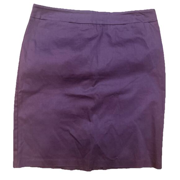New York And Company Skirt 8 Plum Purple Stretch - Picture 1 of 7